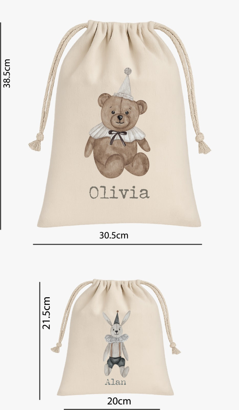 Bossa rústica col.leccio infantil - ossets